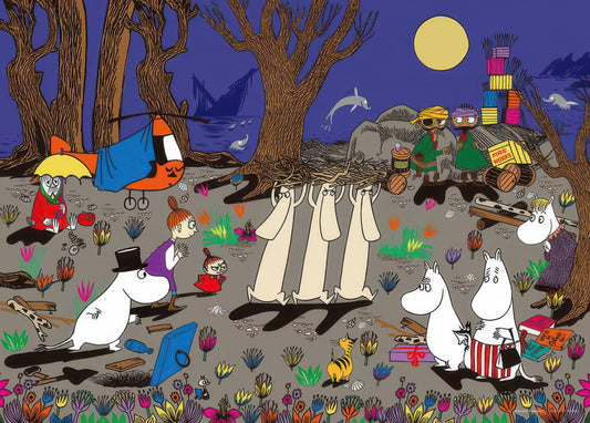 Yanoman 05-1052　Moomin • Ancestors of Osabishi Island　500 Pieces Jigsaw Puzzle