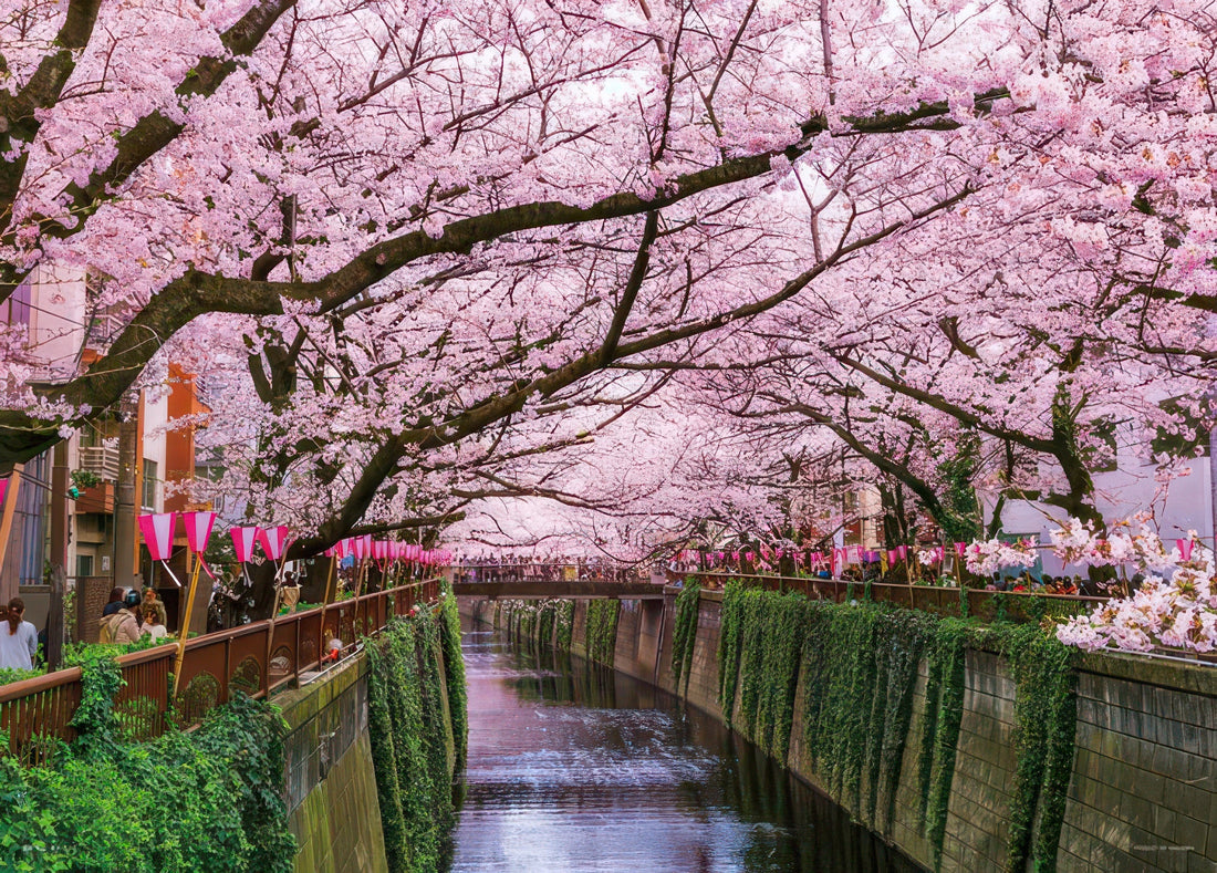 yanoman-05-1070-scenery-meguro-river-sakura-festival-tokyo-500-pieces-jigsaw-puzzle