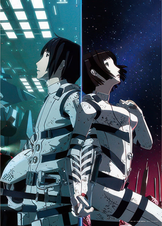 Yanoman 05-987　Knights of Sidonia • Staring at Space Together　500 Pieces Jigsaw Puzzle