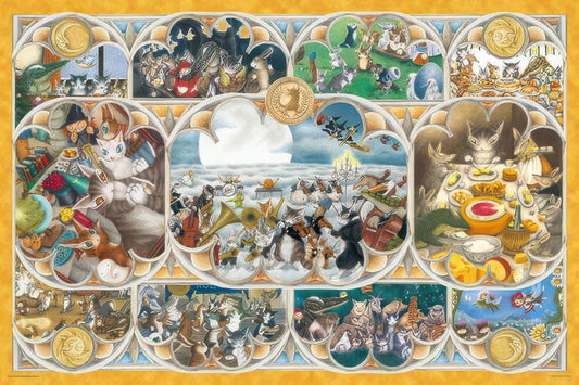 Yanoman 10-1288　Wachifield • Festa! Festa!　1000 Pieces Jigsaw Puzzle