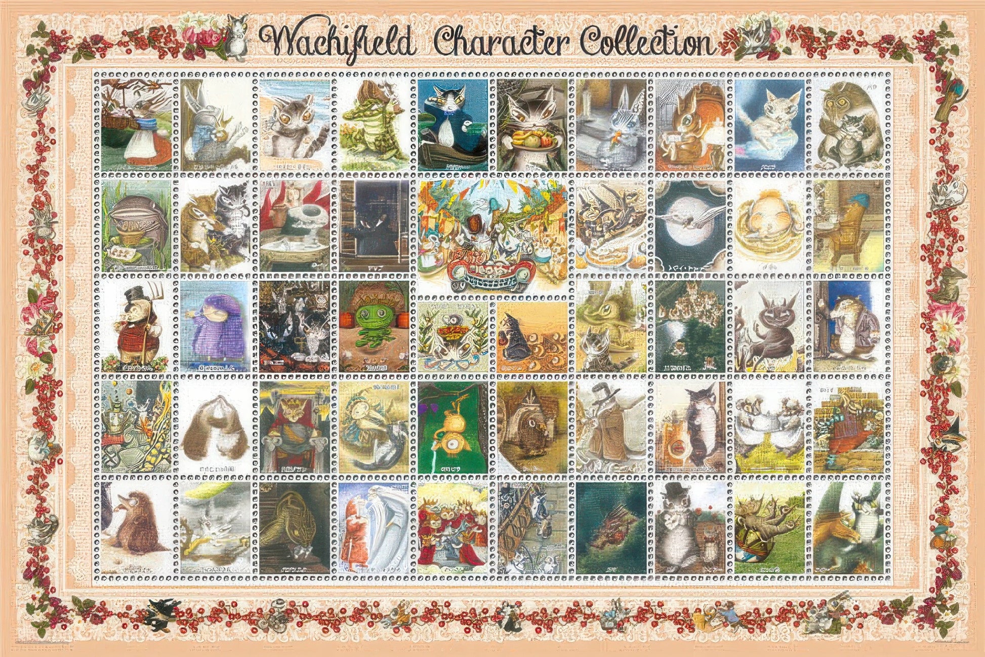 yanoman-10-1298-wachifield-character-collection-1000-pieces-jigsaw-puzzle