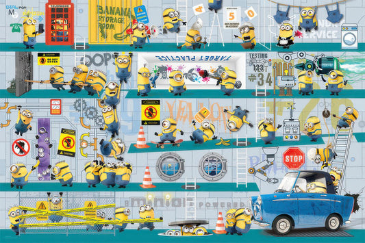 Yanoman 10-1322　Minions • Secret Base　1000 Pieces Jigsaw Puzzle