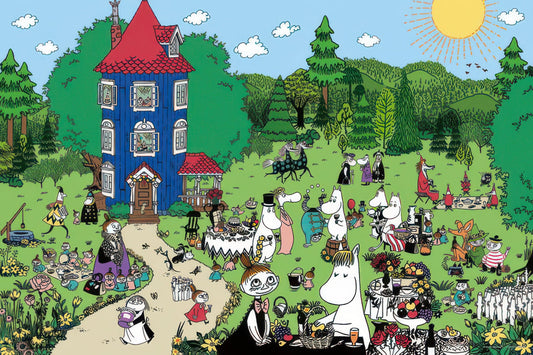 Yanoman 10-1348　Welcome to Moomin House!　1000 Pieces Jigsaw Puzzle