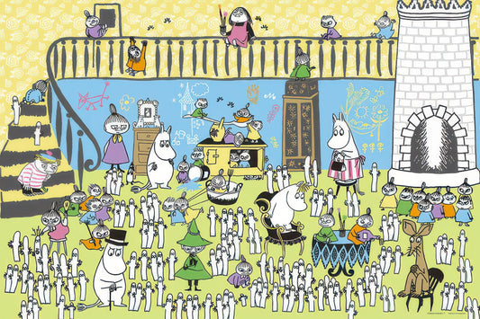 Yanoman 10-1351　Moomin • Hattifatteners Party　1000 Pieces Jigsaw Puzzle