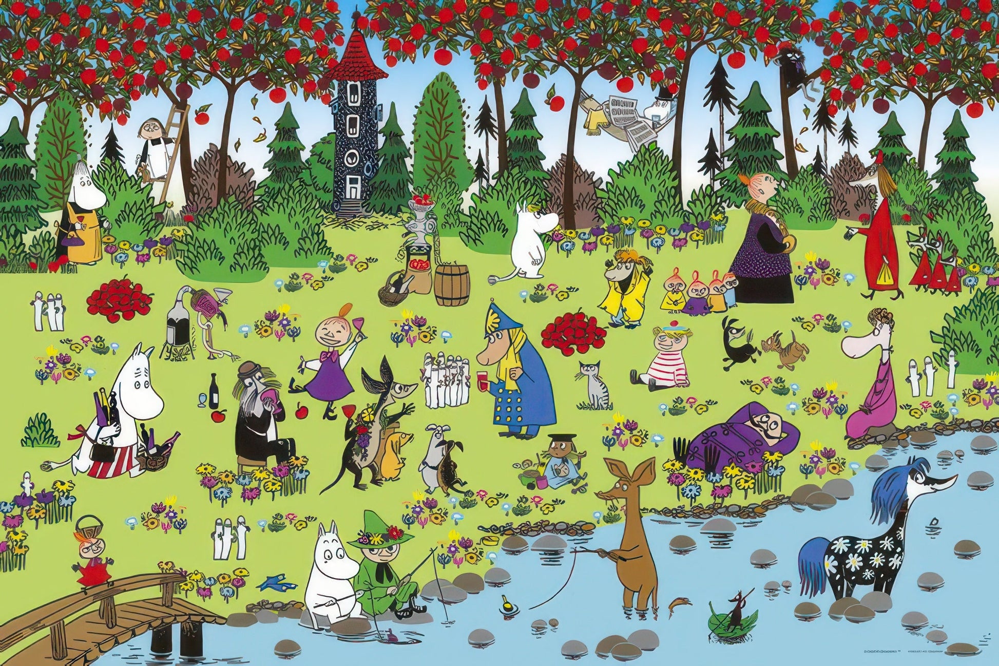 yanoman-10-1368-moomin-harvest-of-the-forest-1000-pieces-jigsaw-puzzle