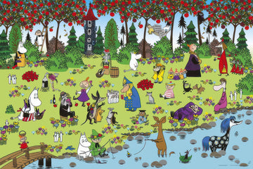 yanoman-10-1368-moomin-harvest-of-the-forest-1000-pieces-jigsaw-puzzle