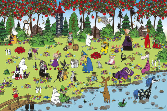 Yanoman 10-1368　Moomin • Harvest of the Forest　1000 Pieces Jigsaw Puzzle