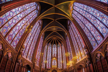 yanoman-10-1376-scenery-aged-radiance-of-sainte-chapelle-1000-pieces-jigsaw-puzzle