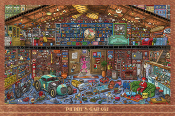 yanoman-10-1381-illustration-pierre-s-garage-1000-pieces-jigsaw-puzzle