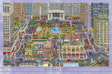 Yanoman • Hiro Kamigaki • New Maze City　1000 PCS　Jigsaw Puzzle