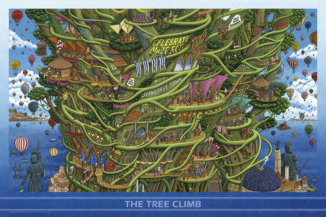 yanoman-10-1391-illustration-the-tree-climb-1000-pieces-jigsaw-puzzle