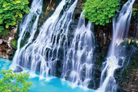 Yanoman 10-1416　Scenery • Biei Shirahige Waterfall, Hokkaido　1000 Pieces Jigsaw Puzzle