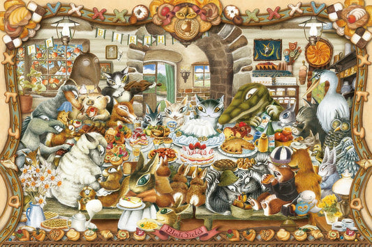 Yanoman 10-1426　Wachifield • Dayan Sweets Party　1000 Pieces Jigsaw Puzzle