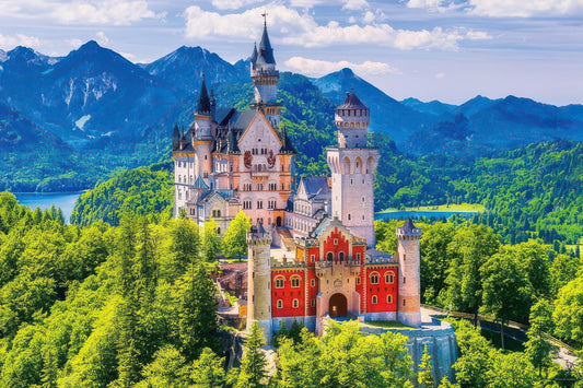 Yanoman 10-1437　Scenery • Neuschwanstein Castle, Germany　1000 Pieces Jigsaw Puzzle