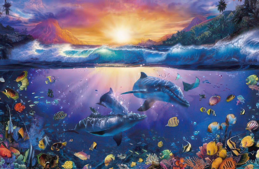 yanoman-10-1449-animal-twilight-in-paradise-ii-1000-pieces-jigsaw-puzzle