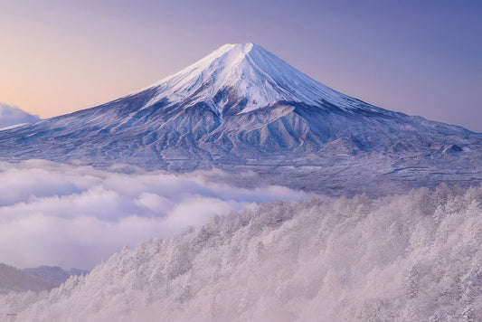 Yanoman 10-1453　Scenery • Mount Fuji from Snow-covered Mitsutoge, Yamanashi　1000 Pieces Jigsaw Puzzle