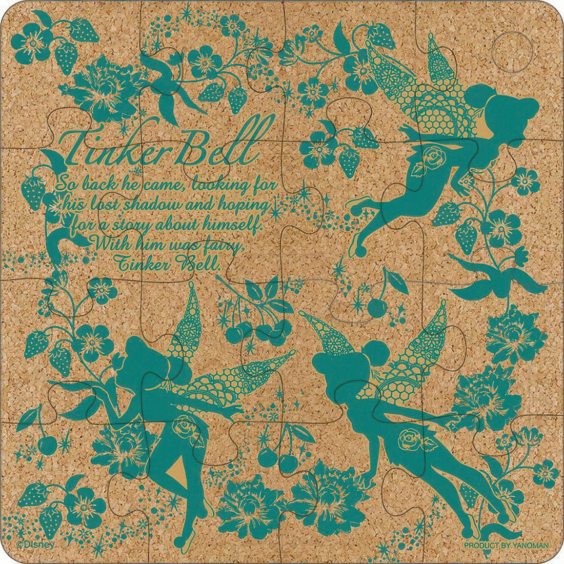 yanoman-101-79-fairies'-sweets-(peter-pan)-16-pieces-kids-puzzle