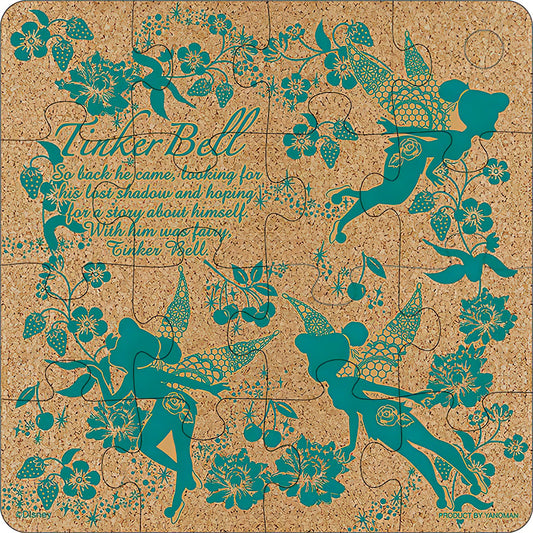 Yanoman • Tinker Bell • Fairies Sweets　16 PCS　Cork Jigsaw Puzzle