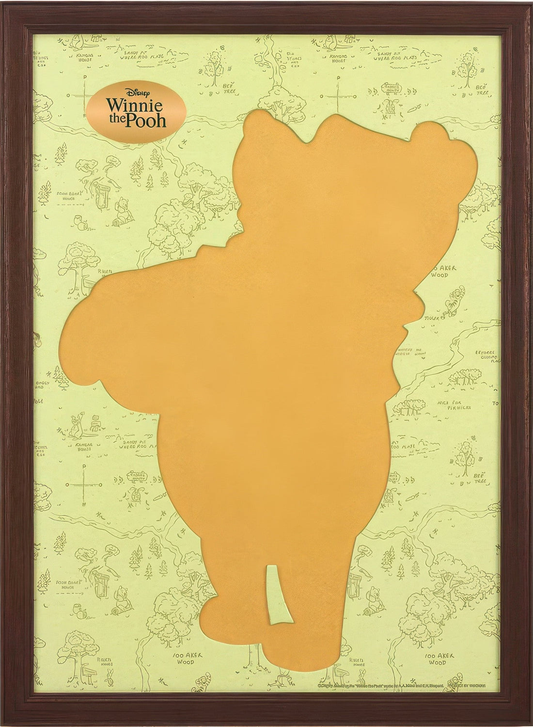 yanoman-16174-0506-pooh-puzzle-frame
