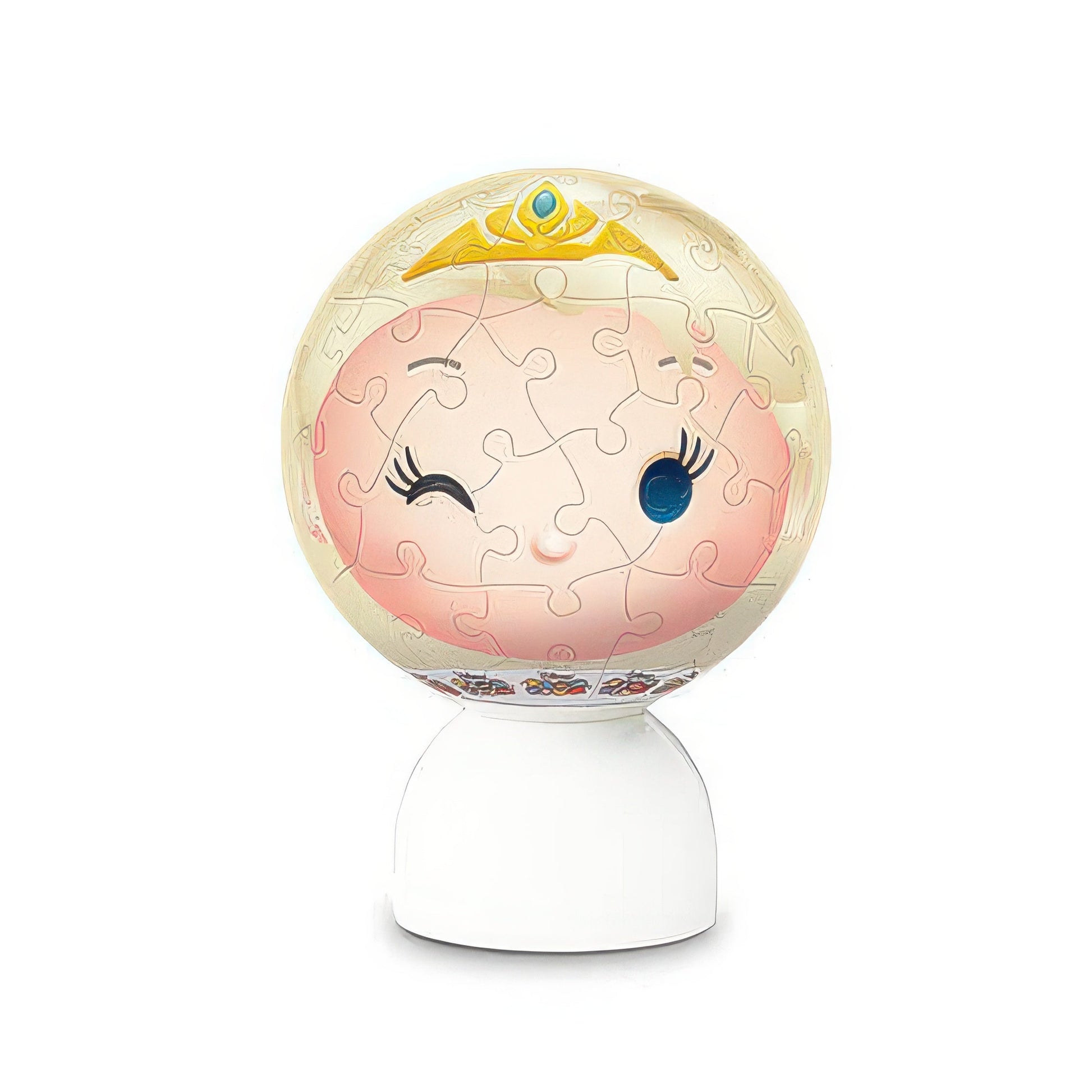 yanoman-2003-445-tsum-tsum-elsa-60-pieces-plastic-lamp-puzzle