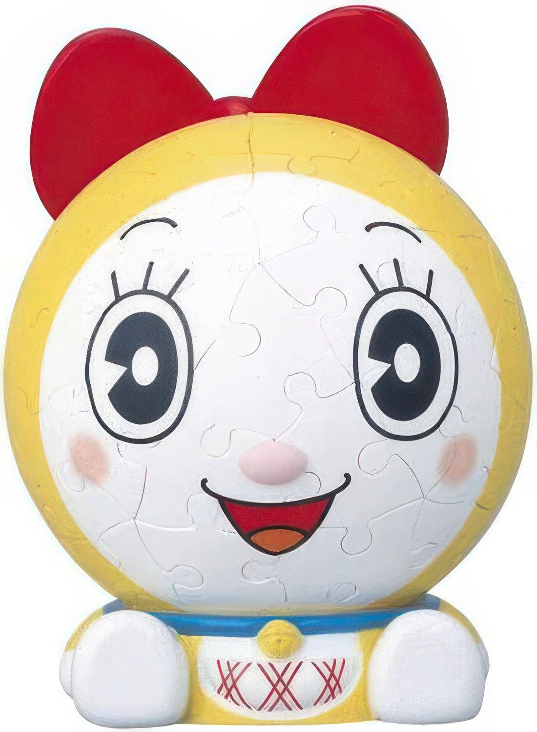 yanoman-2004-234-doraemon-big-face-dorami-60-pieces-plastic-3d-puzzle