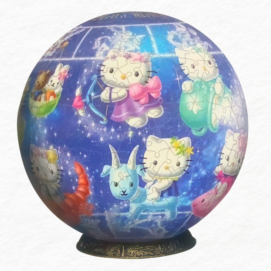 yanoman-2054-209-[sanrio]-hello-kitty-zodiac-540-pieces-3d-puzzle
