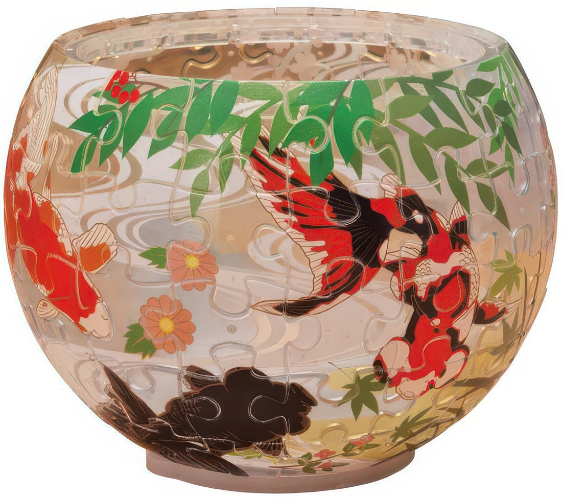 yanoman-2201-31-[lampshade-puzzle]-goldfish-80-pieces-lamp-puzzle