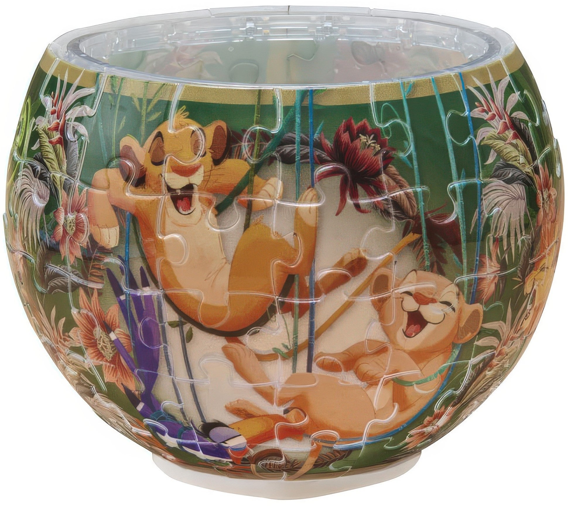 yanoman-2201-80-[sweet-classics]-lion-king-sphere-puzzle-80-pieces-lamp-puzzle