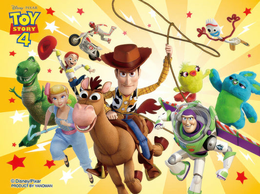 Yanoman 2301-24　Toy Story • Be Brave　150 Pieces Plastic Puzzle + Stand Set