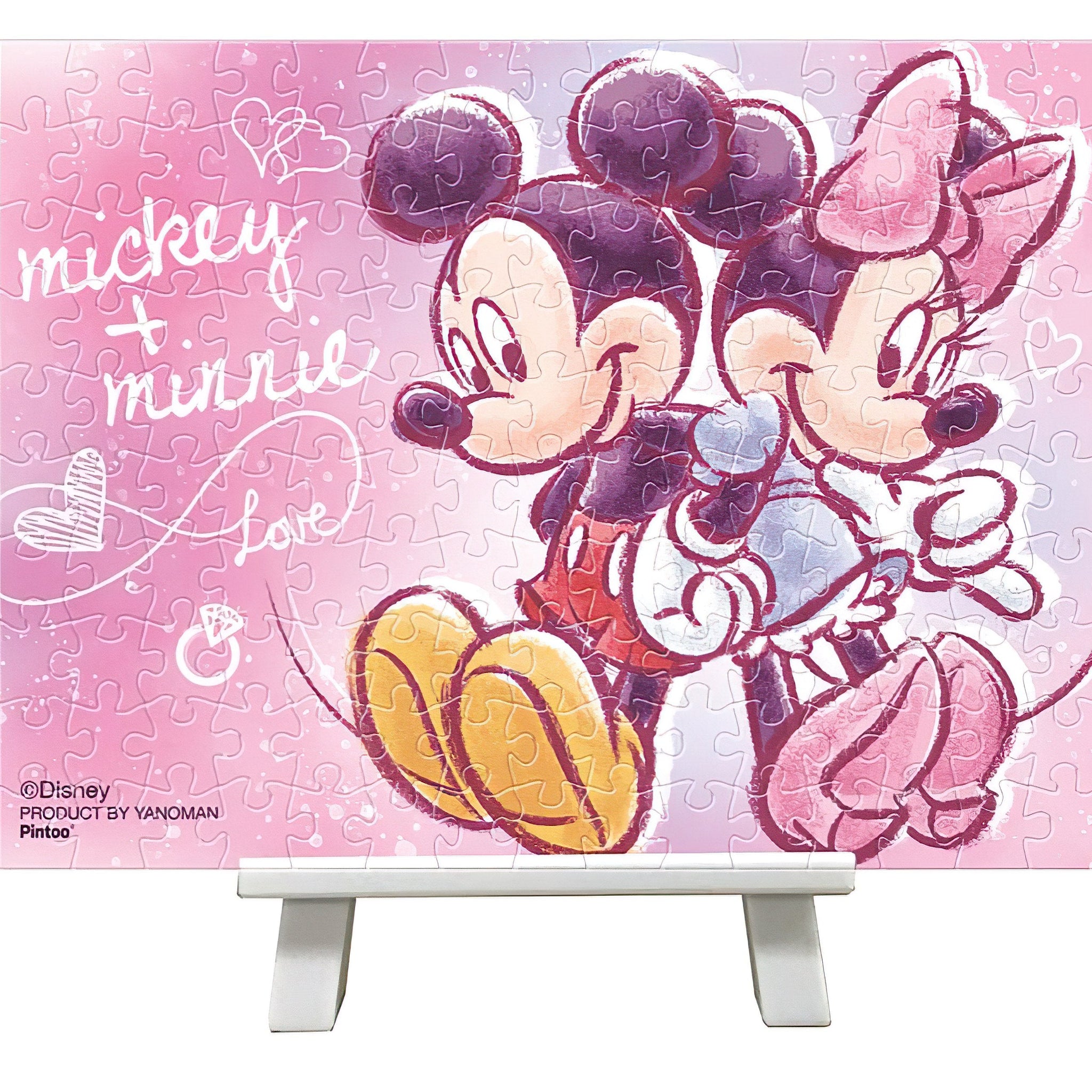 Yanoman • Mickey & Minnie / Best Friends　150 PCS　Plastic　Jigsaw Puzzle