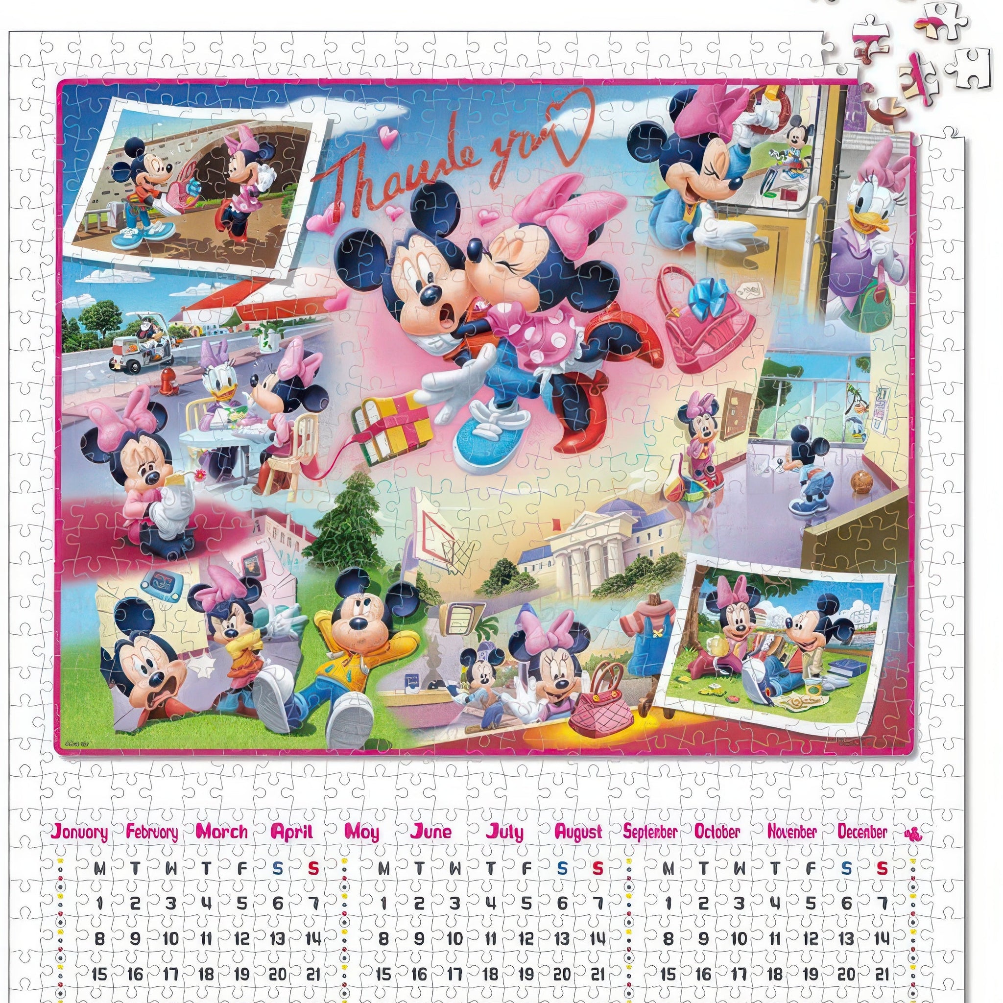 yanoman-2302-04-mickey-friends-happy-memories-837-pieces-calendar-puzzle