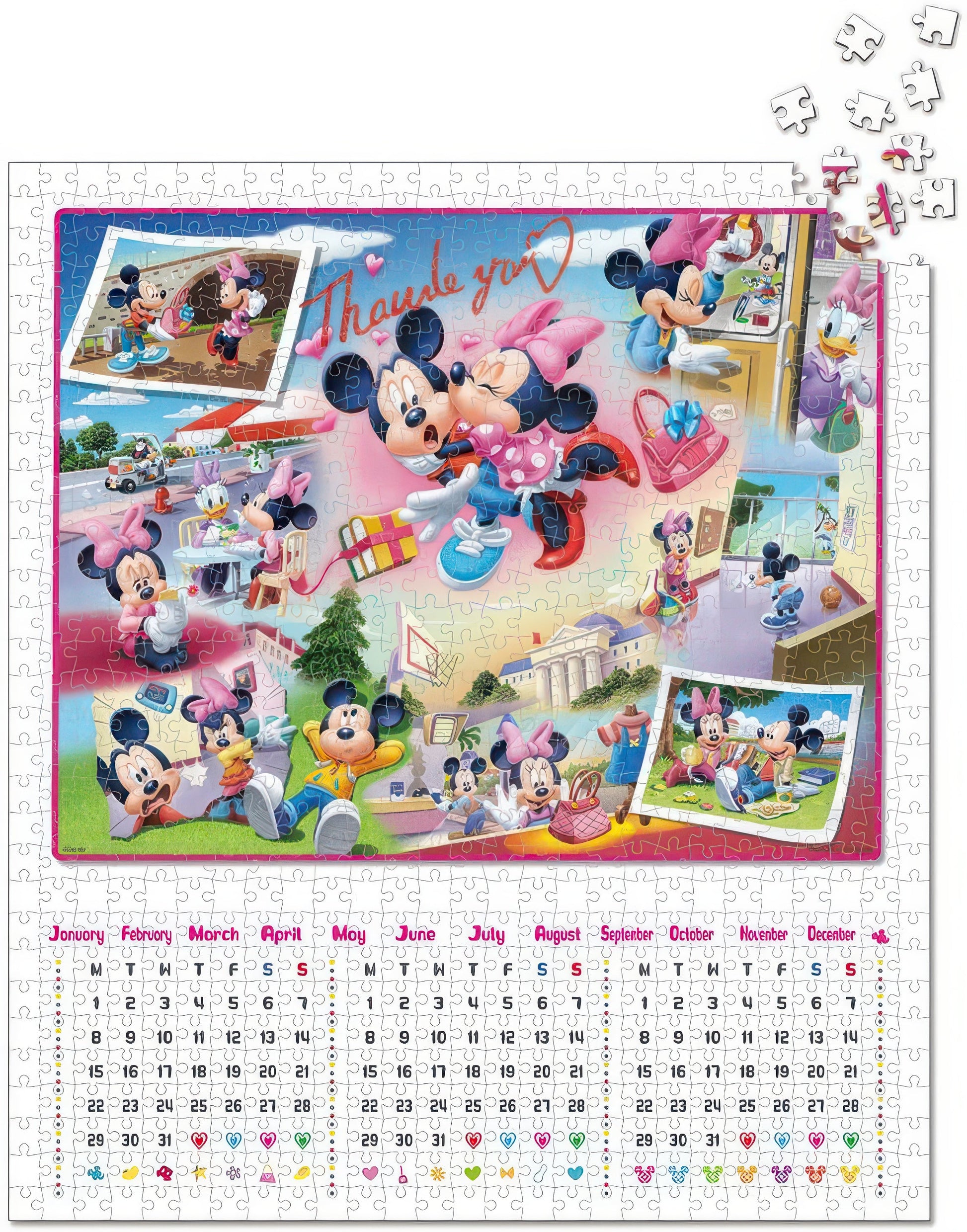 yanoman-2302-04-mickey-friends-happy-memories-837-pieces-calendar-puzzle