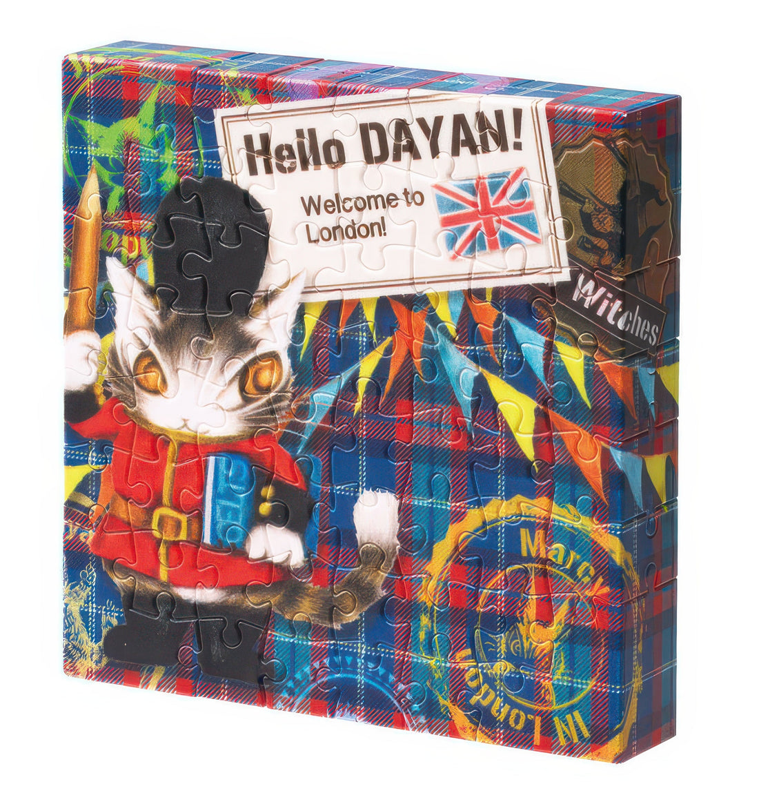 yanoman-2303-03-wachifield-welcome-to-london-56-pieces-plastic-canvas-puzzle