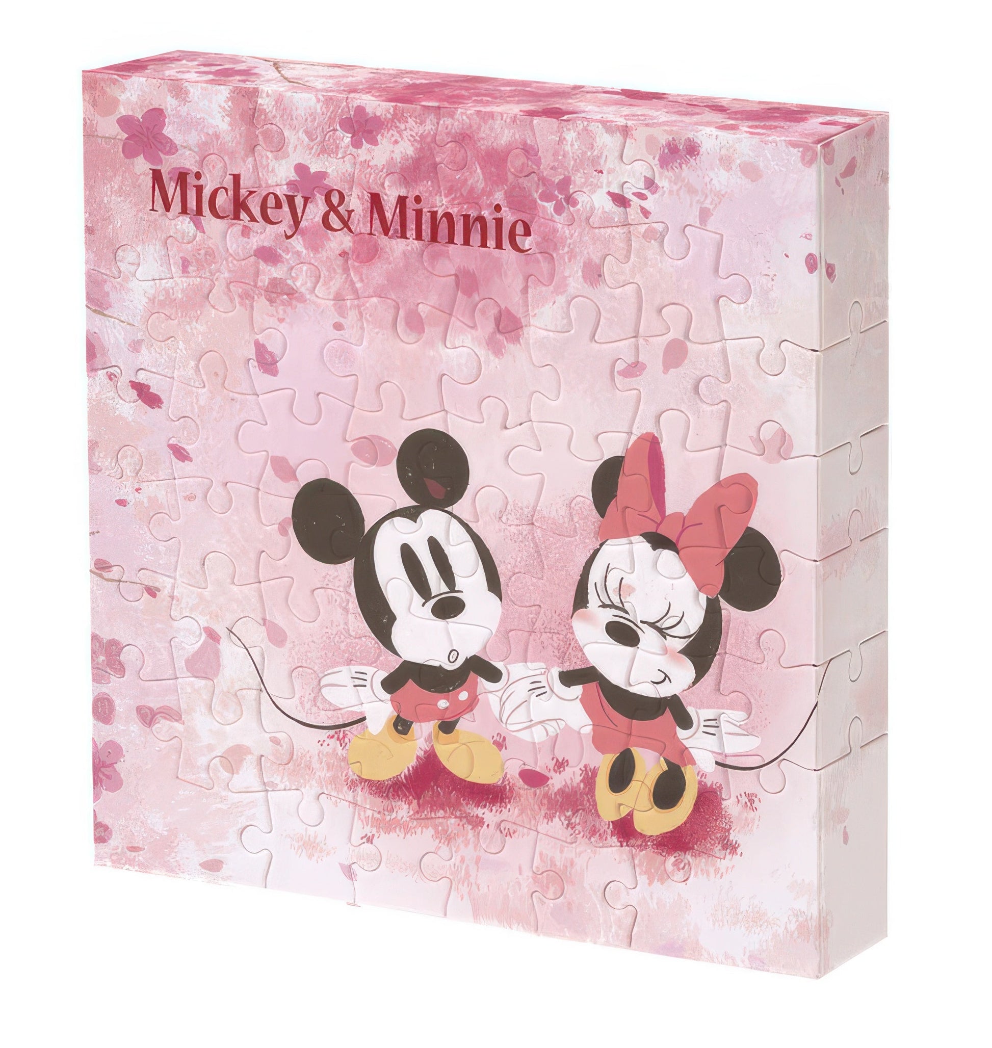 yanoman-2303-18-mickey-friends-flower-shower-56-pieces-plastic-canvas-puzzle