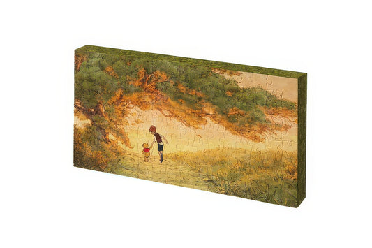 Yanoman 2304-14　Movie / Winnie the Pooh　120 Pieces Plastic Canvas Puzzle