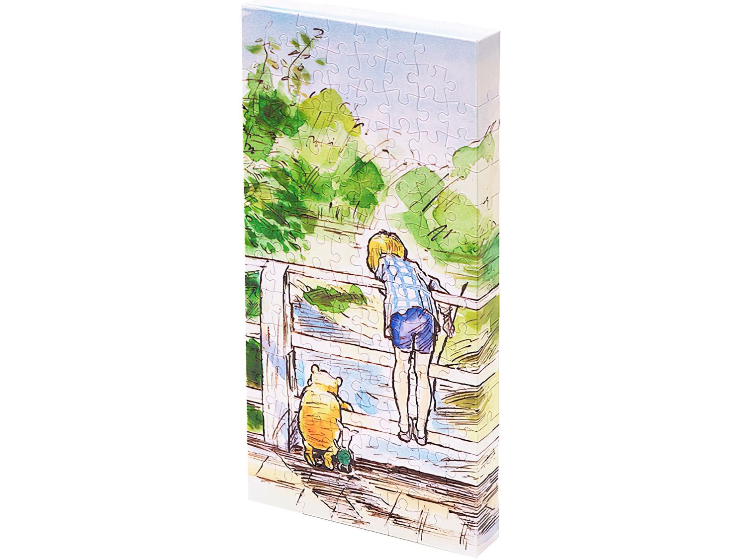 Yanoman • Winnie the Pooh • Pooh Stick　120 PCS　Plastic　Jigsaw Puzzle