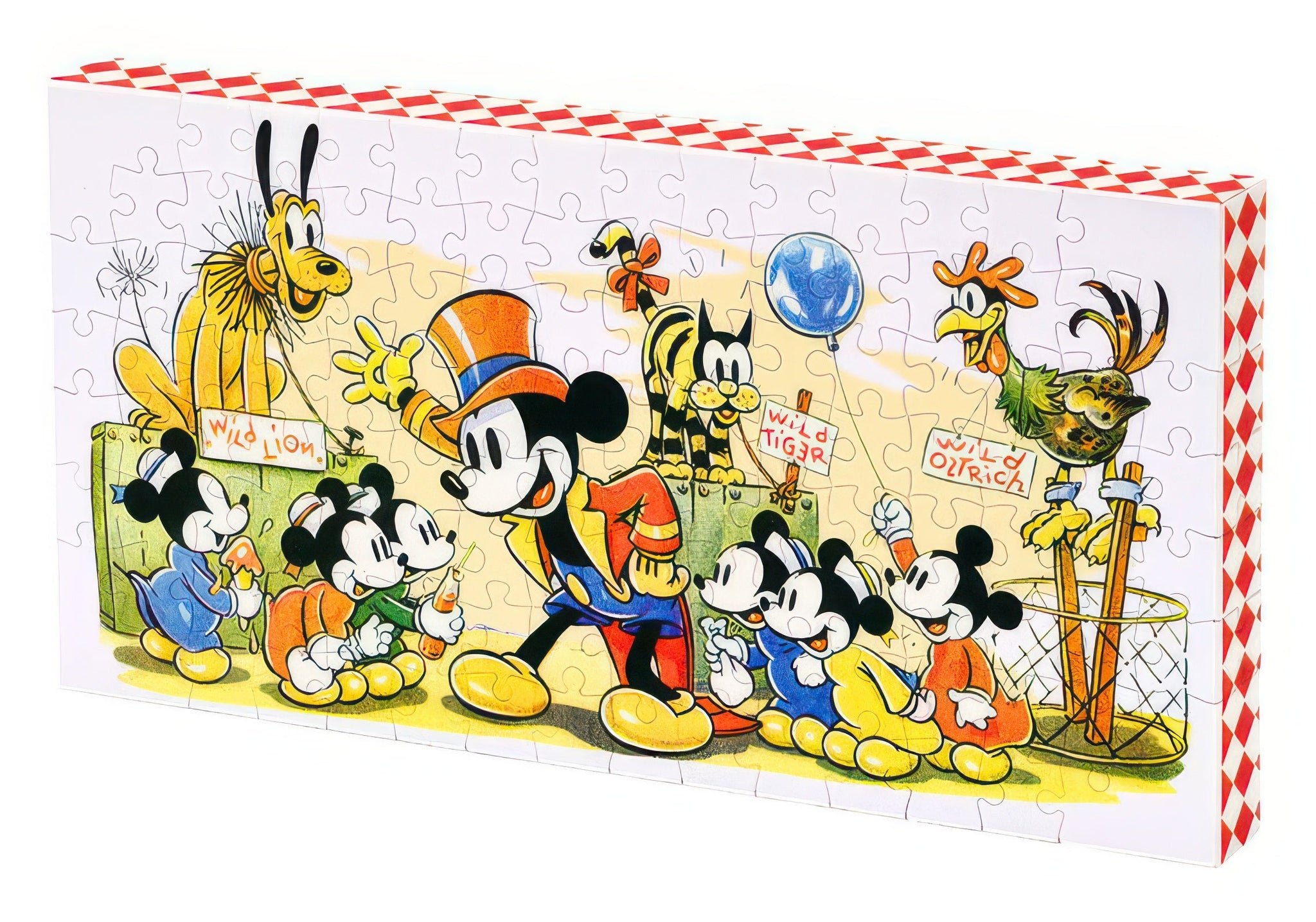 yanoman-2304-19-mickey-friends-retro-circus-120-pieces-plastic-canvas-puzzle