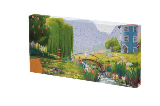 Yanoman 2304-20　Minions • Nicer Place than Anywhere Else　120 Pieces Plastic Canvas Puzzle