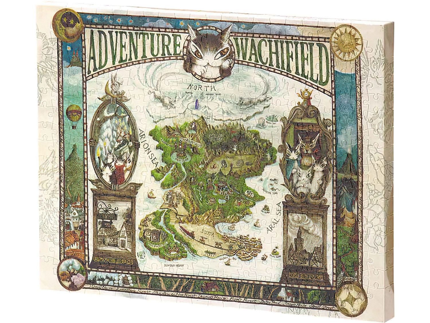 Yanoman • Wachifield Adventure Map　366 PCS　Canvas Puzzle