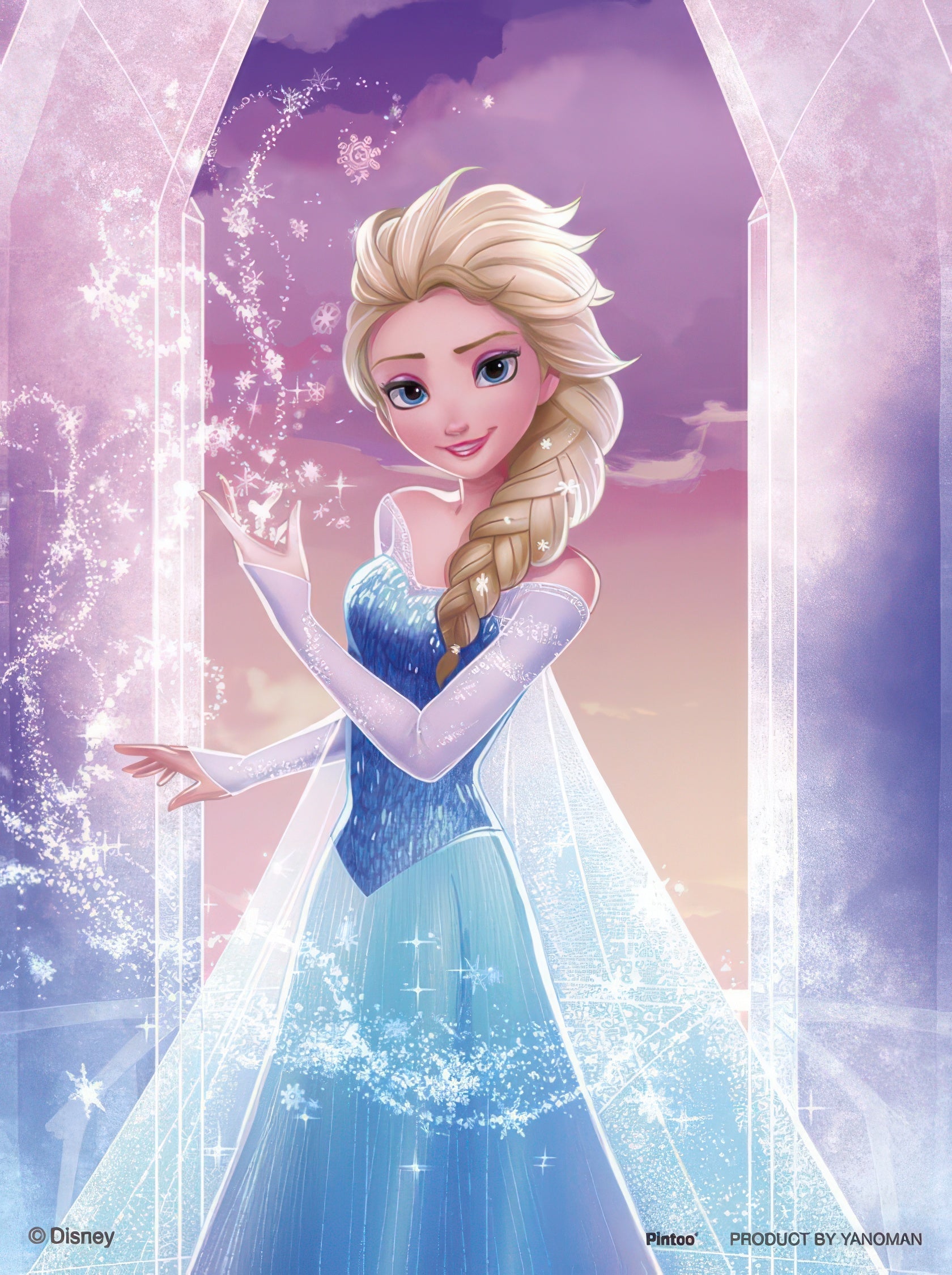 yanoman-2308-07-snow-queen-150-pieces-puzzle-+-stand-set