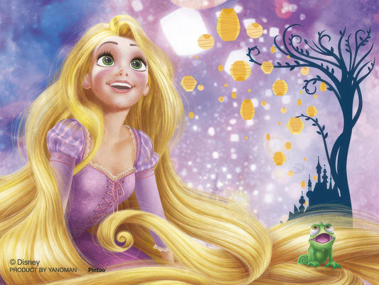 Yanoman 2308-10　Tangled • Light of Emotions　150 Pieces Crystal Puzzle + Stand Set