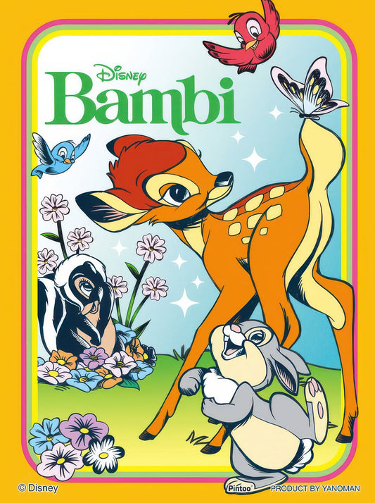 Yanoman 2308-24　Disney Classics / Bambi　150 Pieces Crystal Puzzle + Stand Set