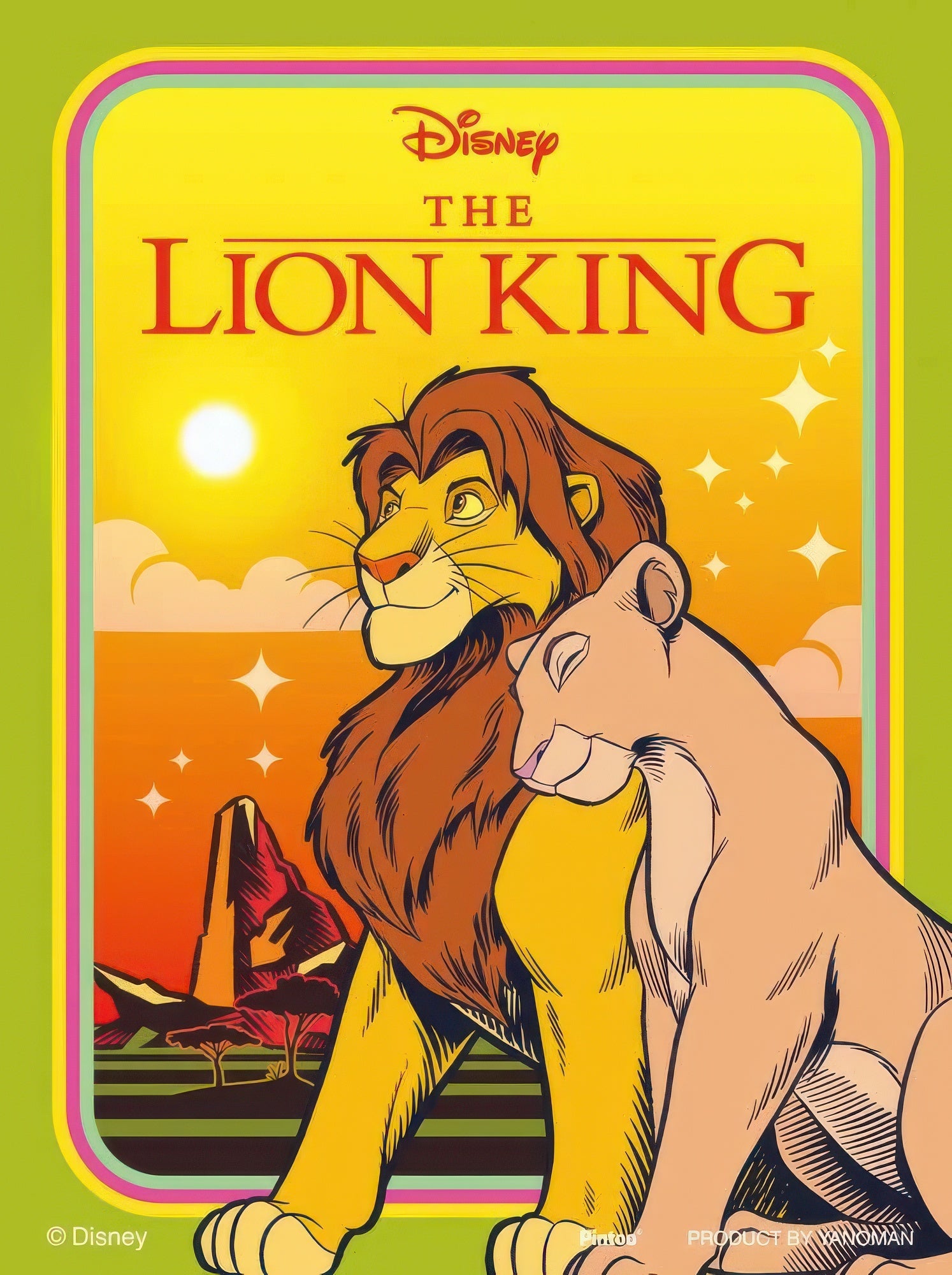 yanoman-2308-26-disney-classics---the-lion-king---150-pieces-puzzle-+-stand-set