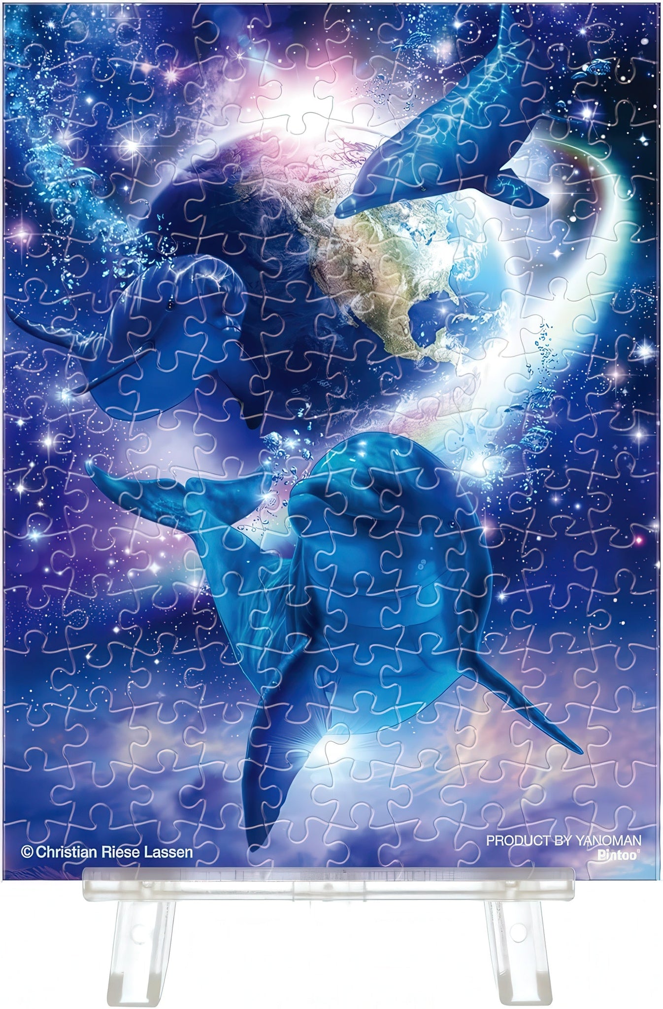 yanoman-2308-63-[lassen]-the-gift-of-the-universe-150-pieces-puzzle-+-stand-set