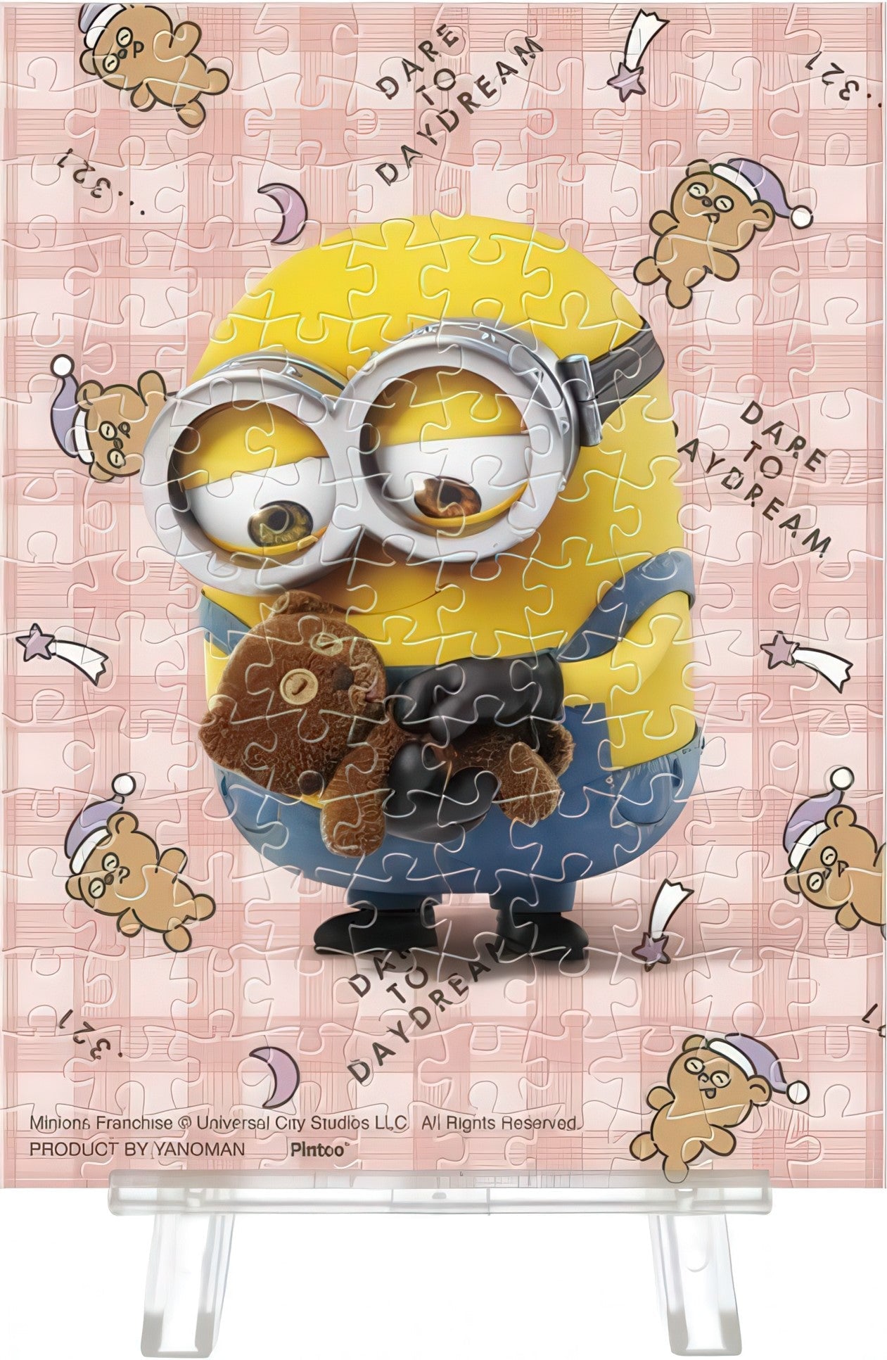 yanoman-2308-64-good-night-tim-150-pieces-puzzle-+-stand-set