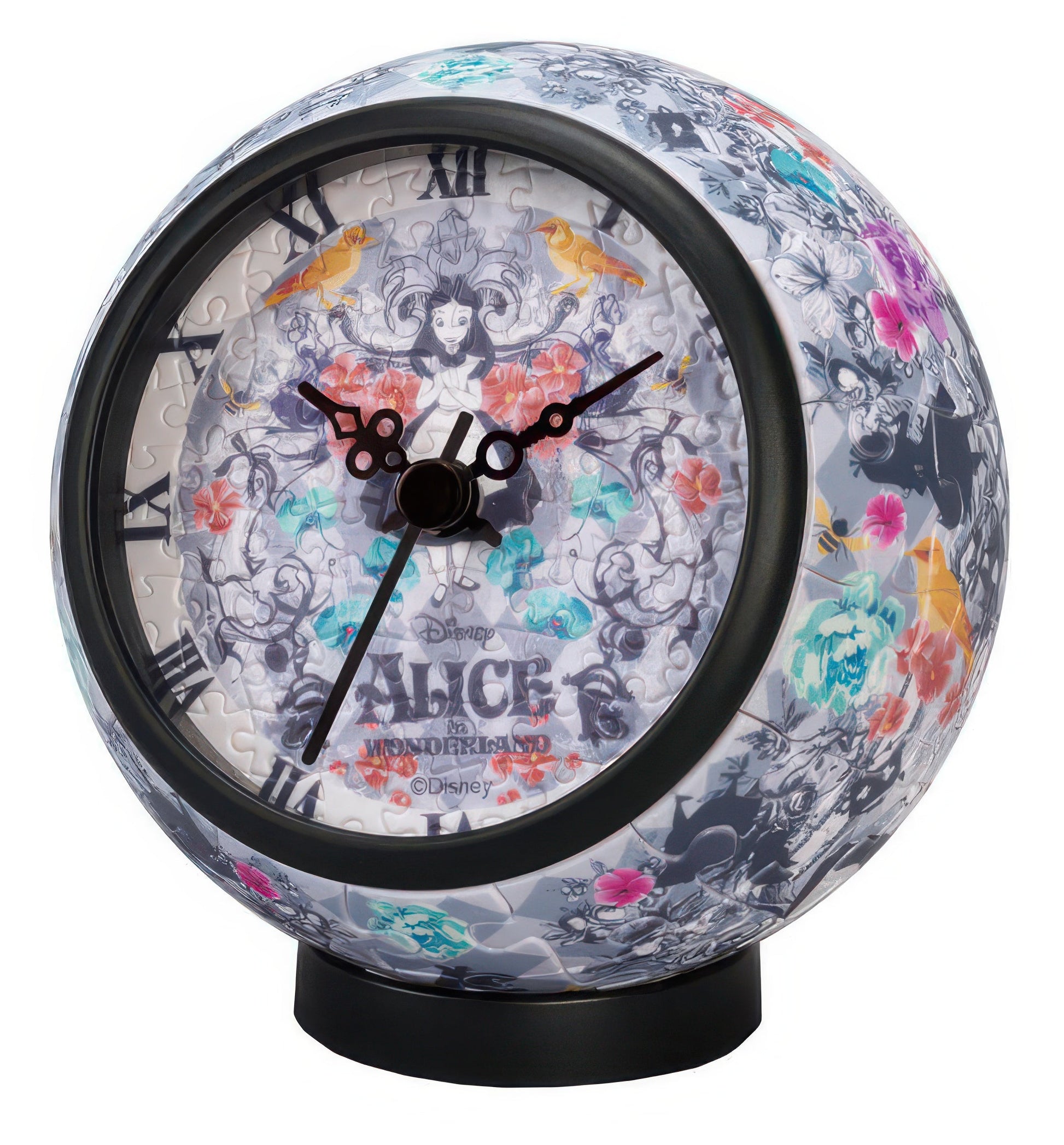 yanoman-2401-03-alice-in-wonderland-clock-of-wonderland-145-pieces-plastic-table-clock-puzzle