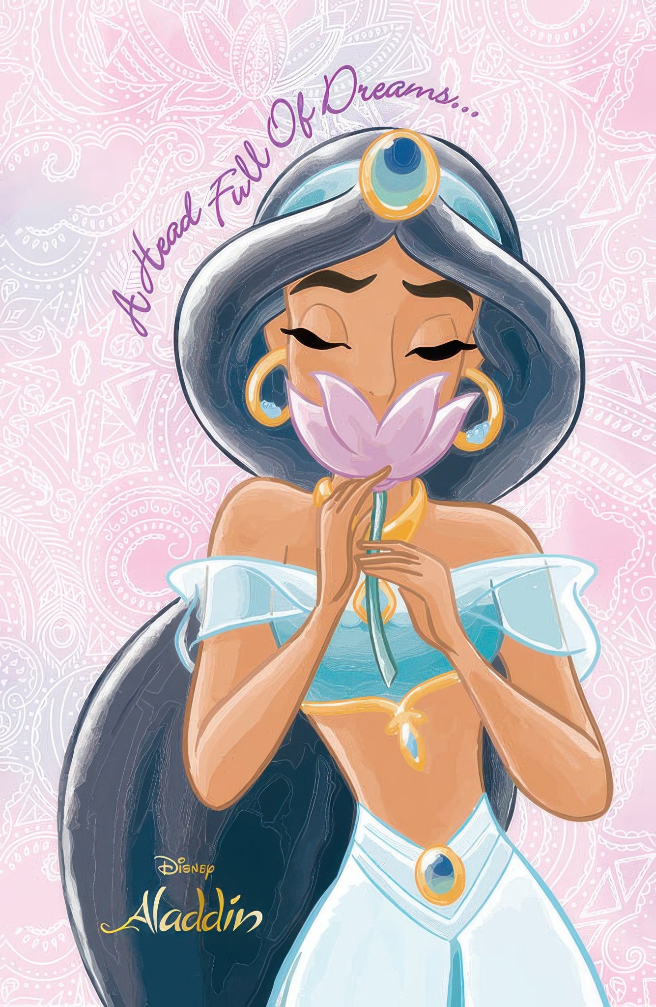 yanoman-2500-39-[aladdin]-jasmine-in-love-132-pieces-jigsaw-puzzle