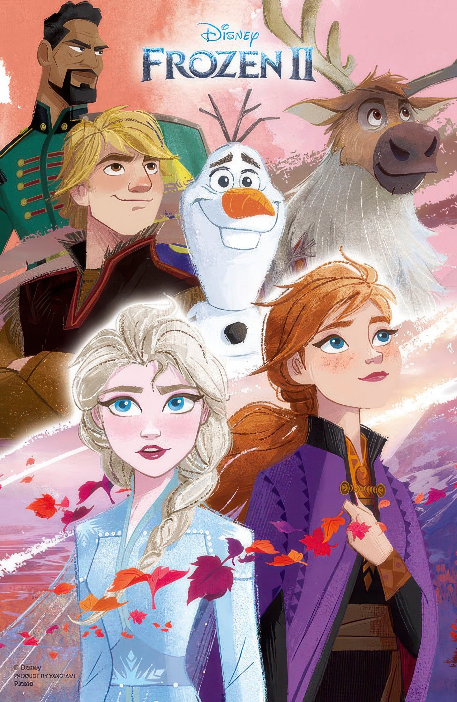 yanoman-2500-42-frozen-a-new-journey-begins-132-pieces-crystal-jigsaw-puzzle