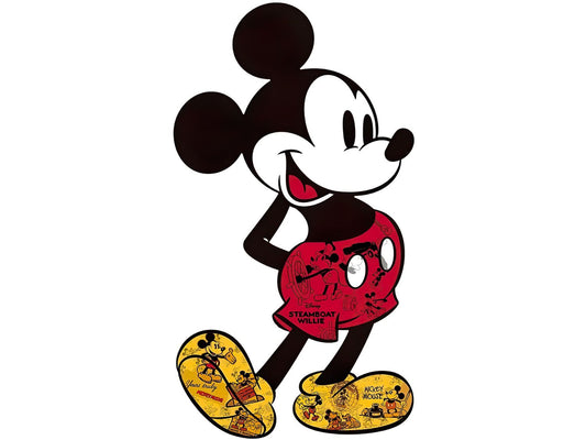 Yanoman • Disney • Silhouette / Mickey Mouse　258 PCS　Jigsaw Puzzle