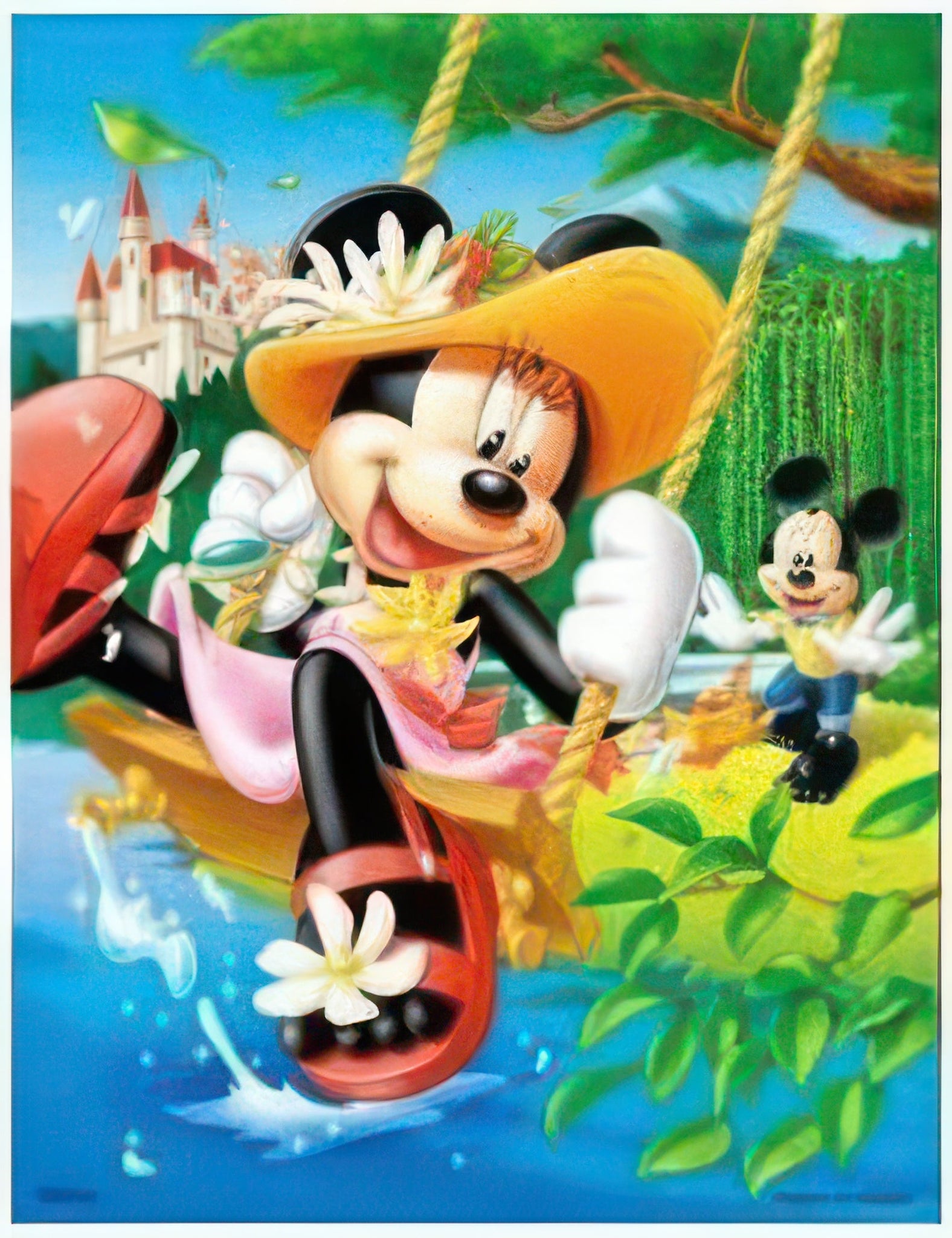 yanoman-41-59-mickey-friends-waterside-swing-500-pieces-jigsaw-puzzle